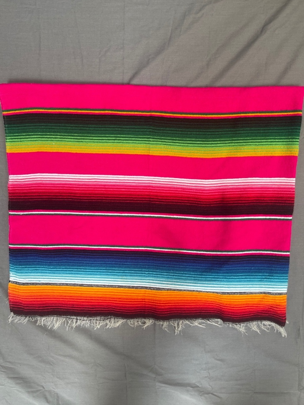 Traditional Mexican Serape Blanket